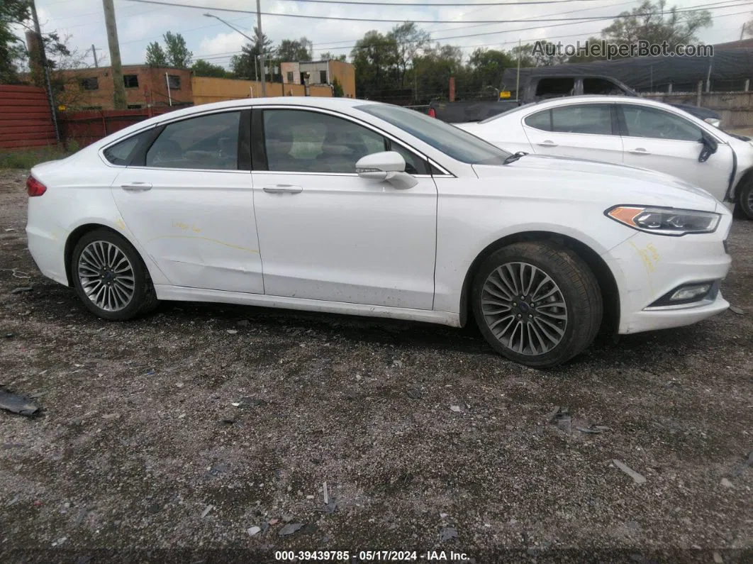 2020 Ford Fusion Titanium White vin: 3FA6P0D97LR192106