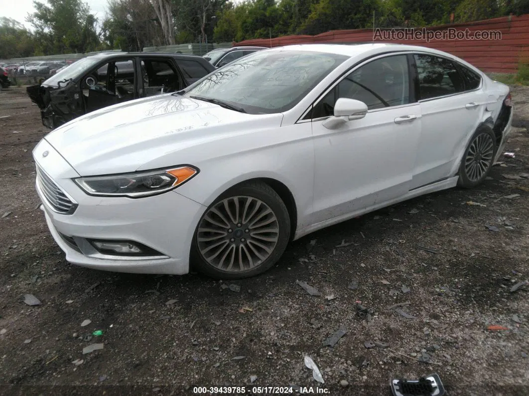 2020 Ford Fusion Titanium Белый vin: 3FA6P0D97LR192106