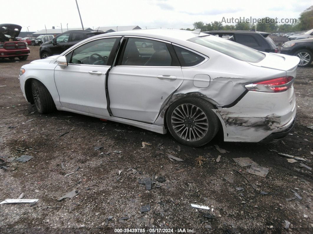 2020 Ford Fusion Titanium White vin: 3FA6P0D97LR192106