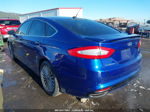 2014 Ford Fusion Titanium Blue vin: 3FA6P0D98ER380281