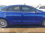 2014 Ford Fusion Titanium Blue vin: 3FA6P0D98ER380281