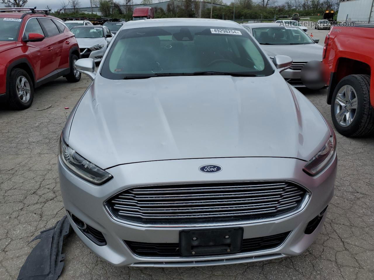 2016 Ford Fusion Titanium Silver vin: 3FA6P0D98GR171626