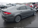 2017 Ford Fusion Titanium Gray vin: 3FA6P0D98HR382780