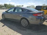 2018 Ford Fusion Titanium/platinum Gray vin: 3FA6P0D98JR146149