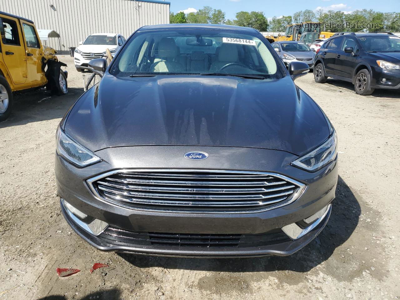 2018 Ford Fusion Titanium/platinum Gray vin: 3FA6P0D98JR146149