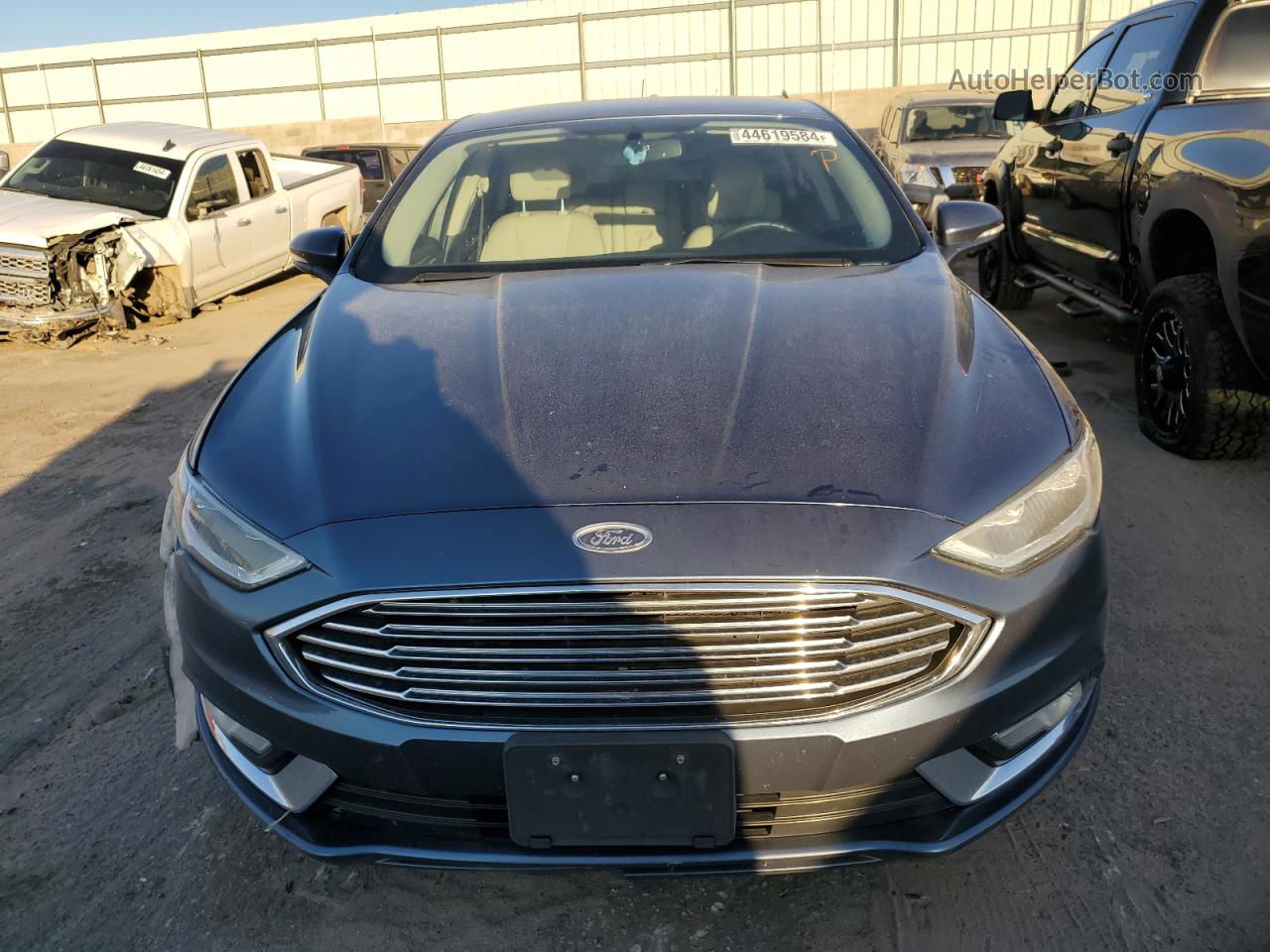 2018 Ford Fusion Titanium/platinum Blue vin: 3FA6P0D98JR233565