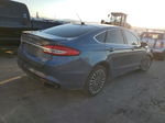 2018 Ford Fusion Titanium/platinum Blue vin: 3FA6P0D98JR233565