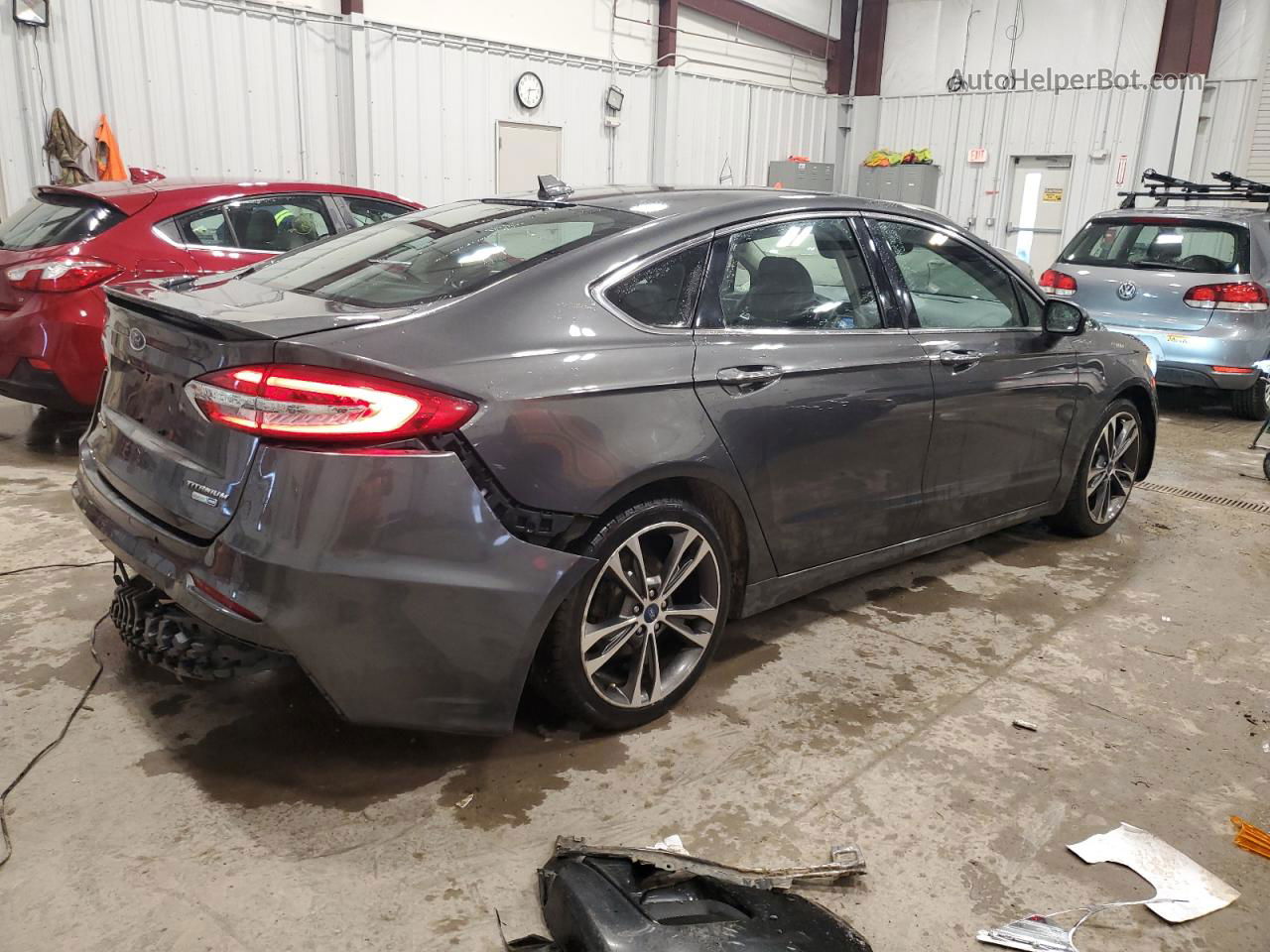 2019 Ford Fusion Titanium Charcoal vin: 3FA6P0D98KR240520