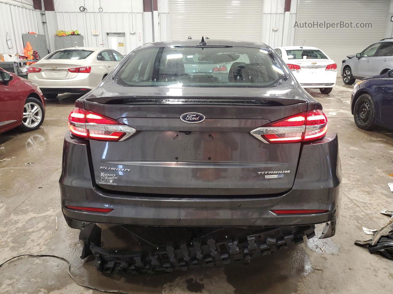 2019 Ford Fusion Titanium Charcoal vin: 3FA6P0D98KR240520