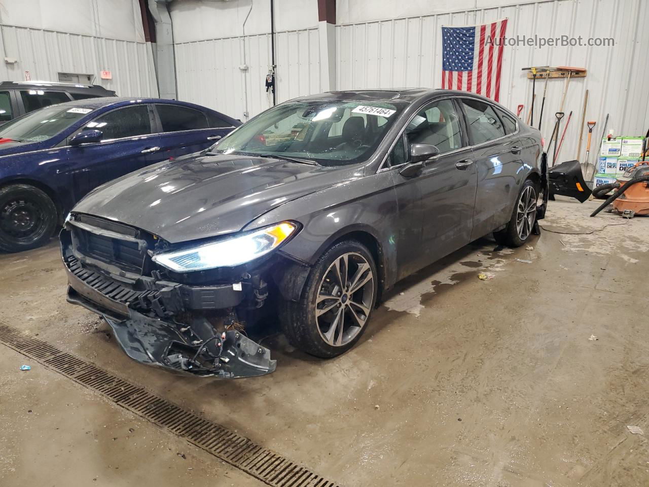 2019 Ford Fusion Titanium Charcoal vin: 3FA6P0D98KR240520