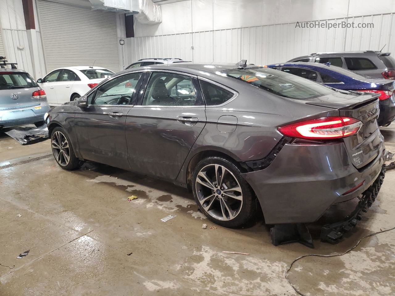 2019 Ford Fusion Titanium Charcoal vin: 3FA6P0D98KR240520