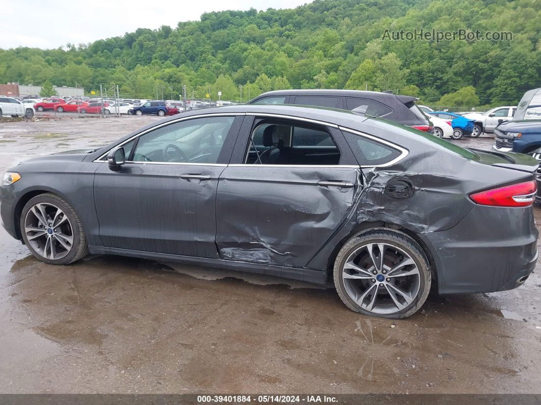 2020 Ford Fusion Titanium Gray vin: 3FA6P0D98LR130620