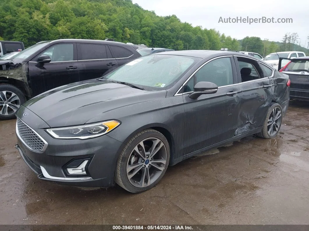 2020 Ford Fusion Titanium Gray vin: 3FA6P0D98LR130620