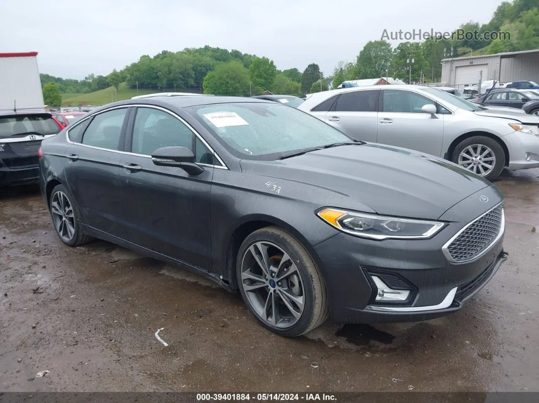 2020 Ford Fusion Titanium Gray vin: 3FA6P0D98LR130620