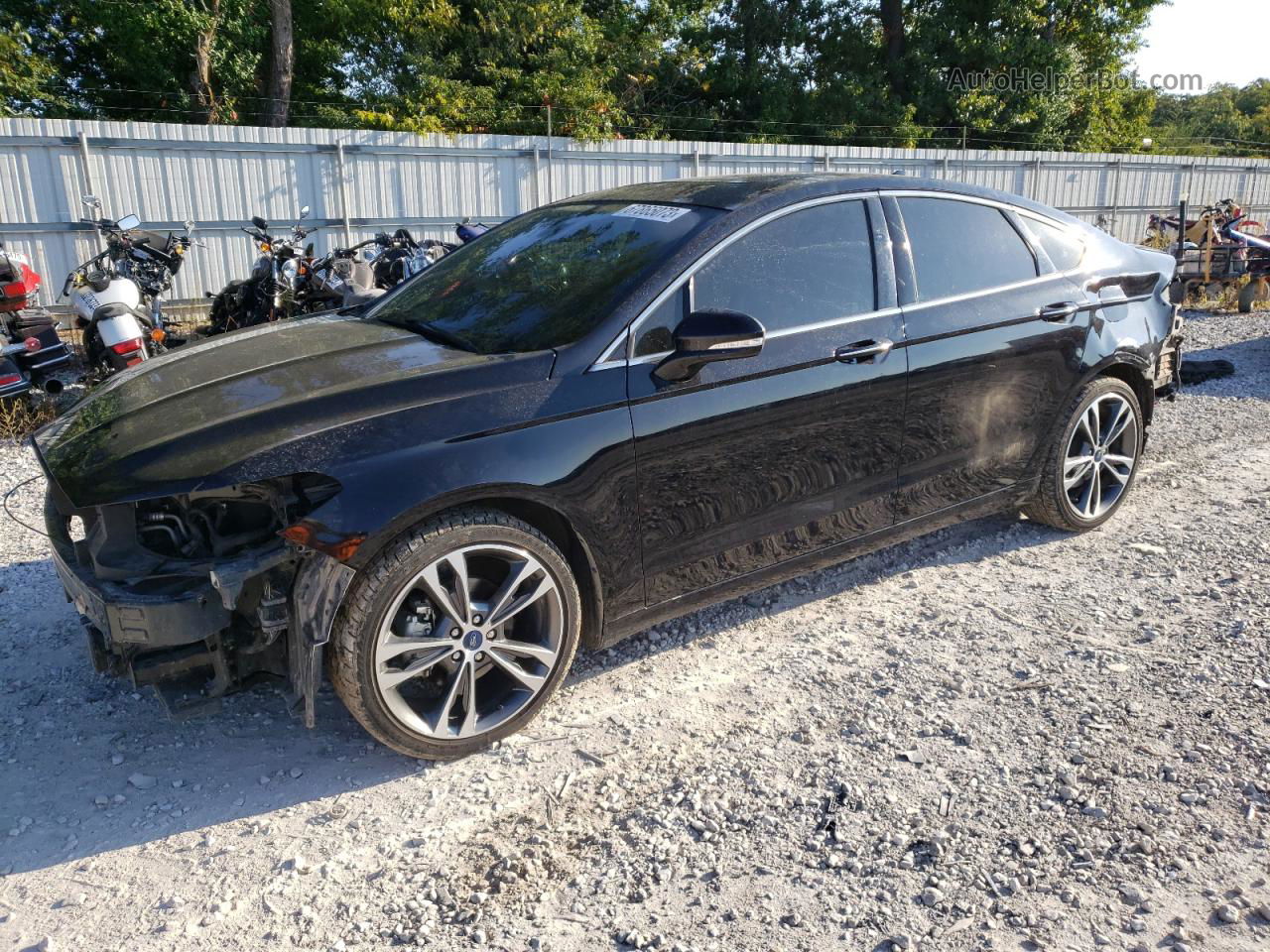 2020 Ford Fusion Titanium Black vin: 3FA6P0D98LR202884