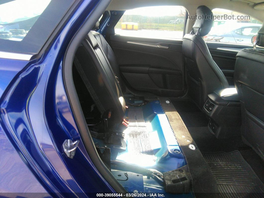 2015 Ford Fusion Titanium Blue vin: 3FA6P0D99FR122756