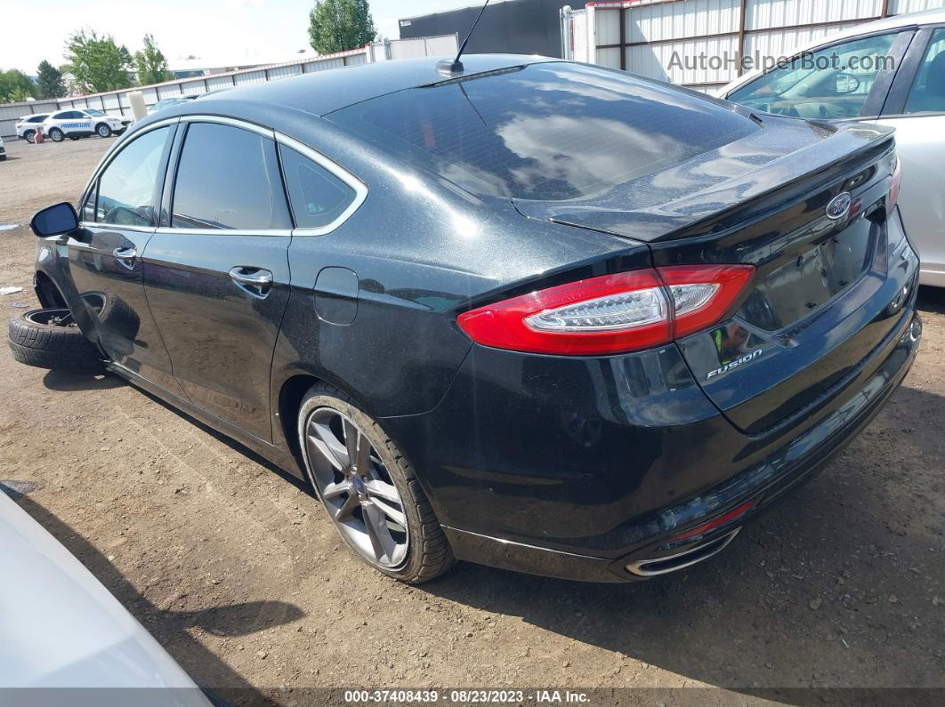 2015 Ford Fusion Titanium Black vin: 3FA6P0D99FR133515