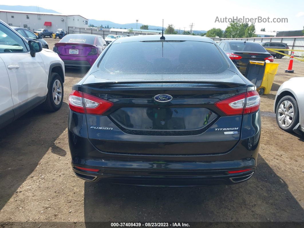 2015 Ford Fusion Titanium Black vin: 3FA6P0D99FR133515