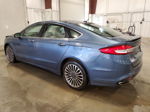 2018 Ford Fusion Titanium/platinum Blue vin: 3FA6P0D99JR151277