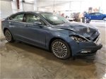2018 Ford Fusion Titanium/platinum Blue vin: 3FA6P0D99JR151277