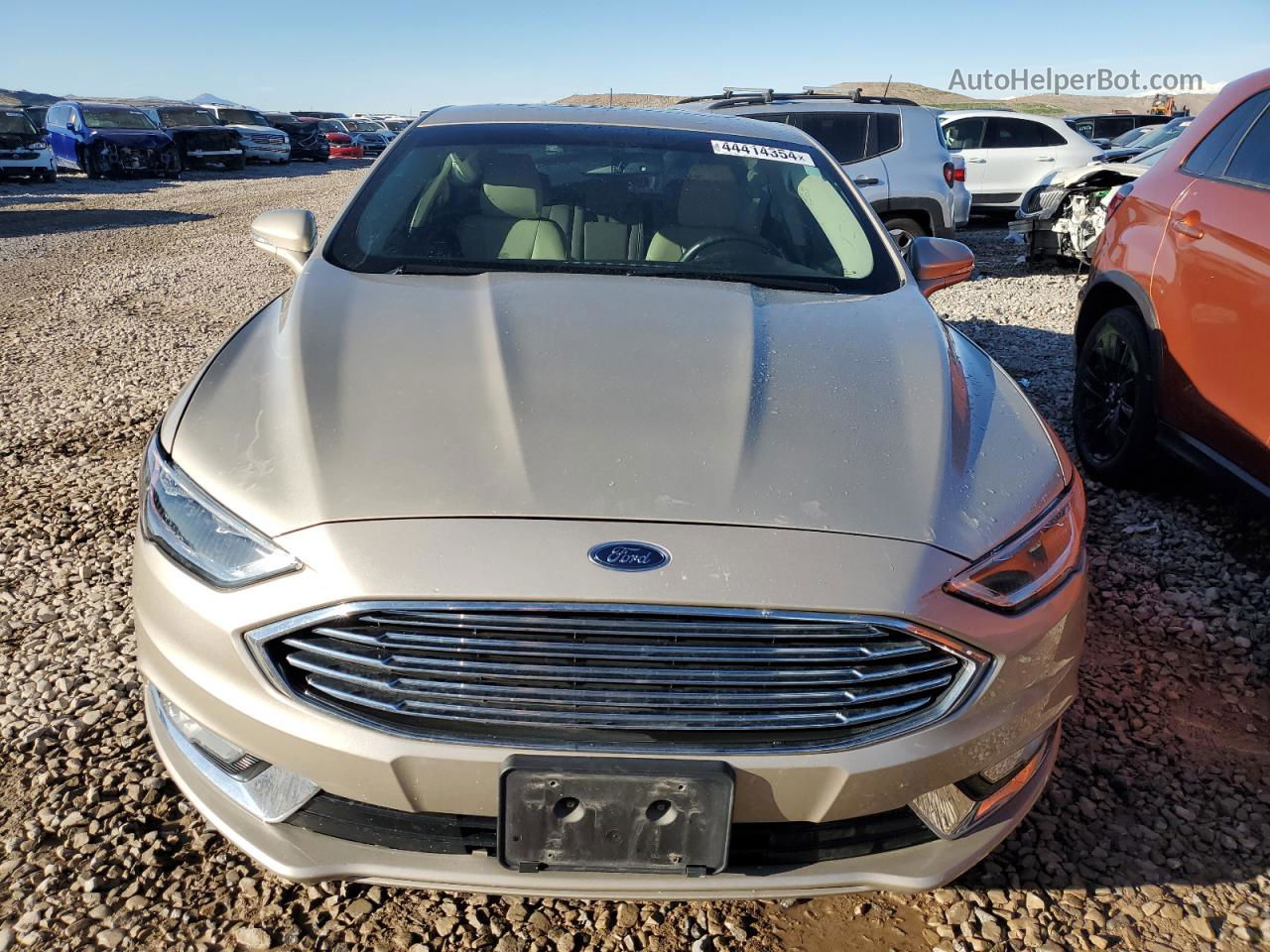 2018 Ford Fusion Titanium/platinum Золотой vin: 3FA6P0D99JR168256