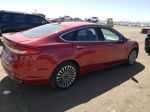 2018 Ford Fusion Titanium/platinum Red vin: 3FA6P0D99JR268809