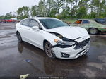 2019 Ford Fusion Titanium White vin: 3FA6P0D99KR186550