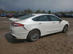 2014 Ford Fusion Titanium White vin: 3FA6P0D9XER223755