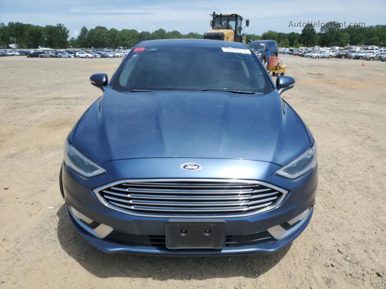 2018 Ford Fusion Titanium/platinum Blue vin: 3FA6P0D9XJR241537