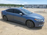 2018 Ford Fusion Titanium/platinum Blue vin: 3FA6P0D9XJR241537