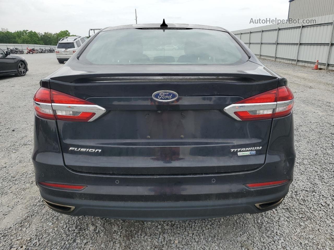 2019 Ford Fusion Titanium Black vin: 3FA6P0D9XKR153024
