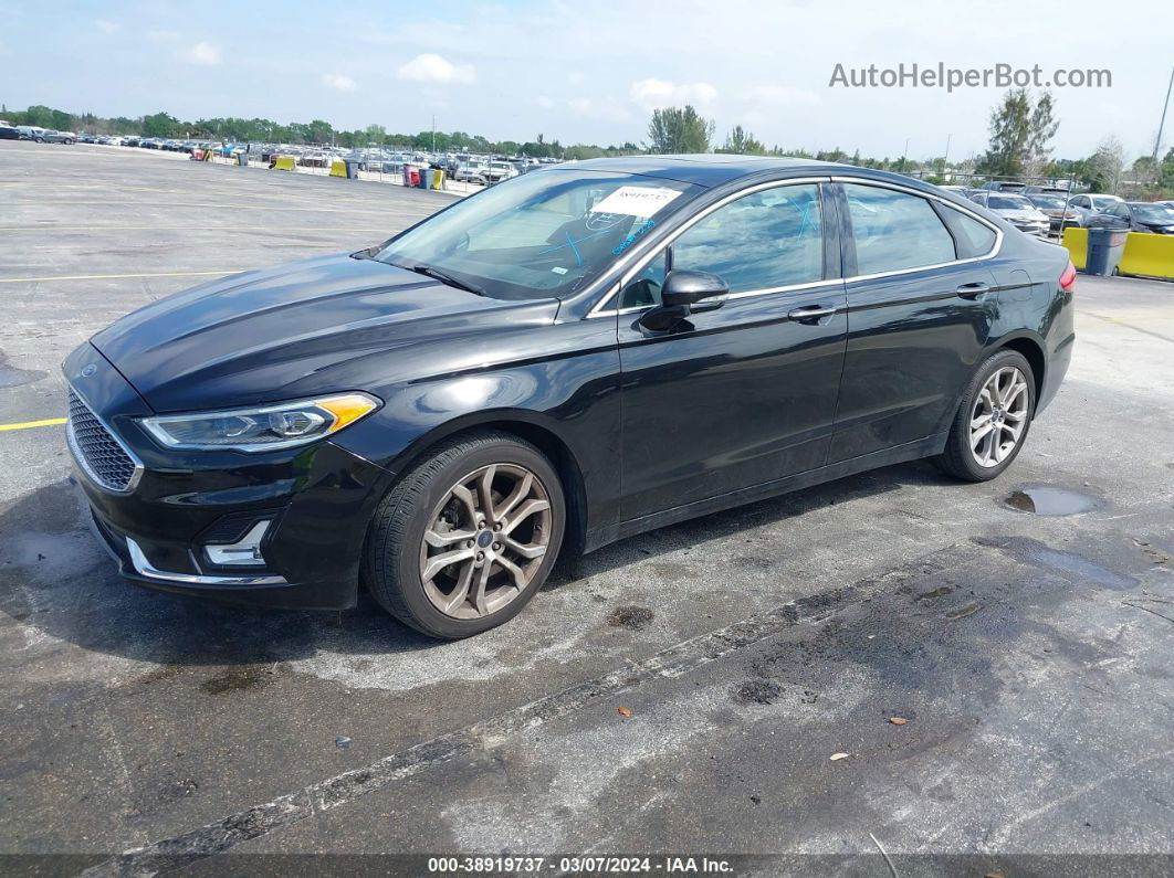 2020 Ford Fusion Titanium Black vin: 3FA6P0D9XLR151453