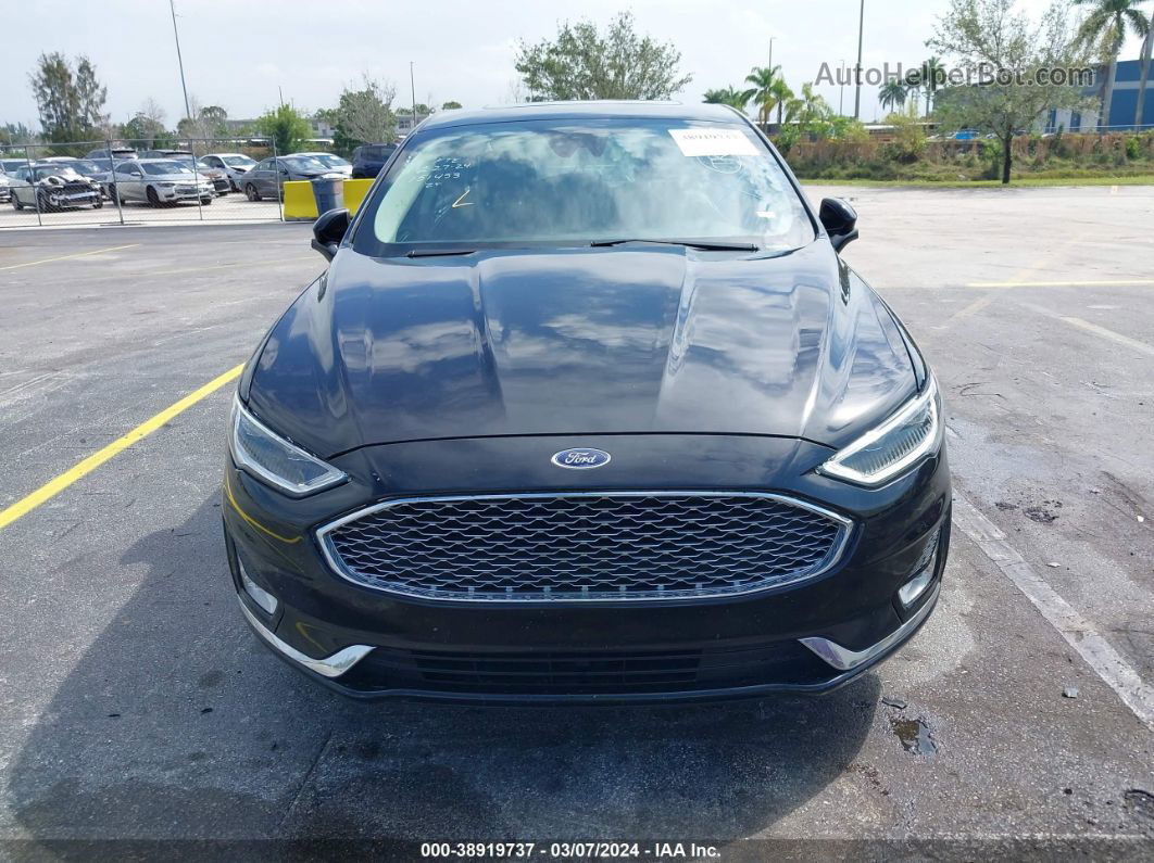 2020 Ford Fusion Titanium Черный vin: 3FA6P0D9XLR151453