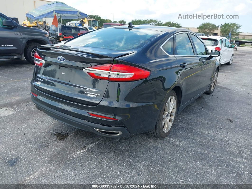 2020 Ford Fusion Titanium Черный vin: 3FA6P0D9XLR151453