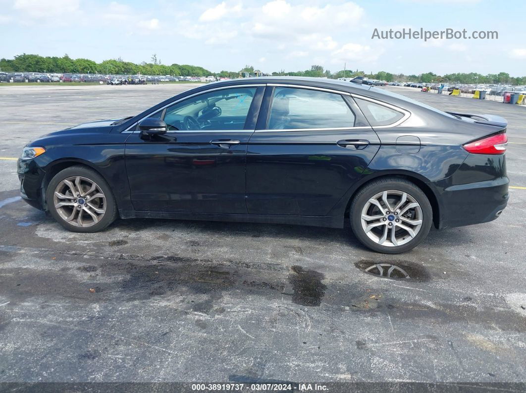 2020 Ford Fusion Titanium Черный vin: 3FA6P0D9XLR151453