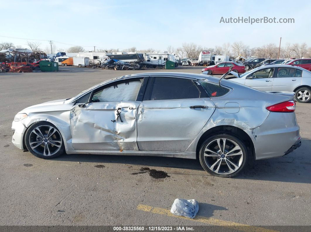 2020 Ford Fusion Titanium Silver vin: 3FA6P0D9XLR152067