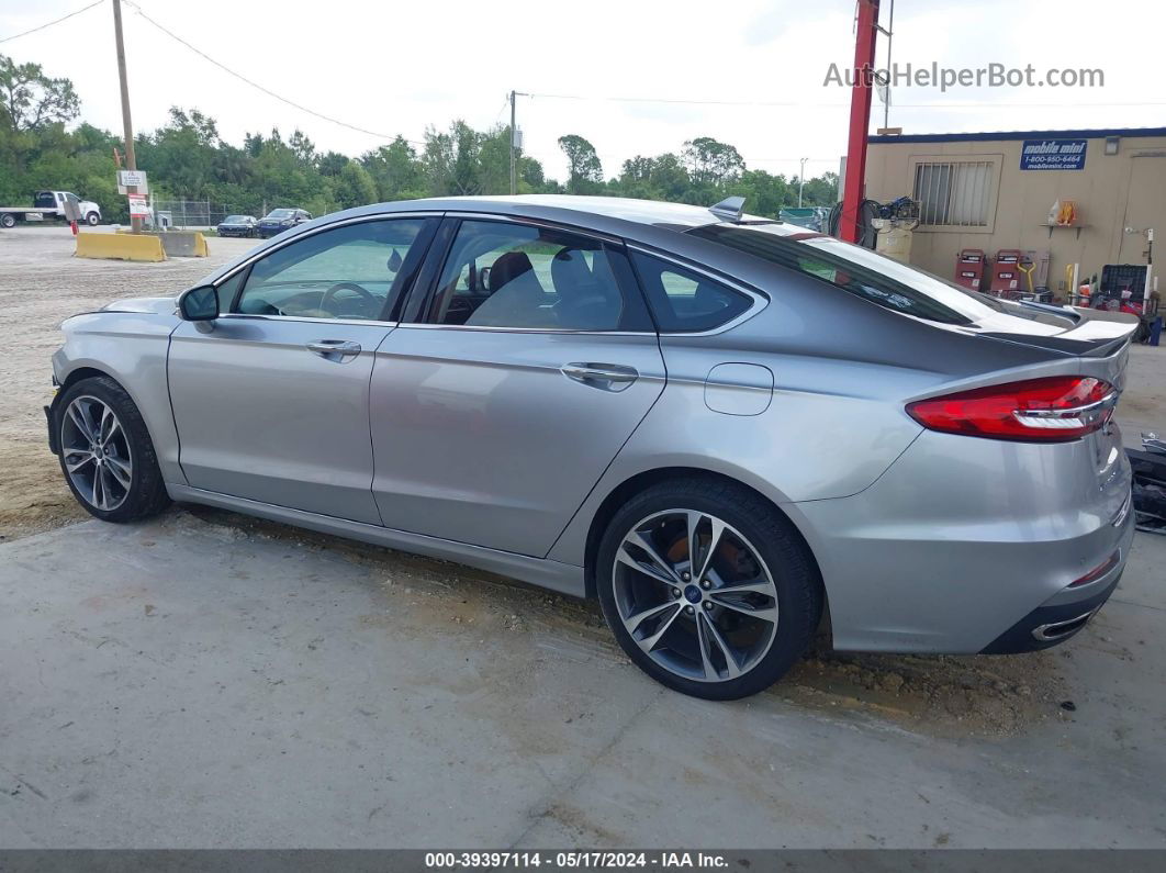 2020 Ford Fusion Titanium Silver vin: 3FA6P0D9XLR174280