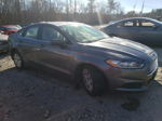 2013 Ford Fusion S Gray vin: 3FA6P0G70DR121745