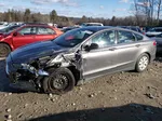 2013 Ford Fusion S Gray vin: 3FA6P0G70DR121745