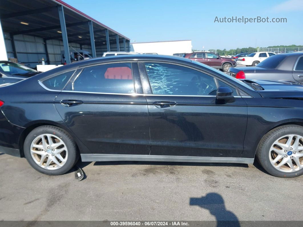 2013 Ford Fusion S Black vin: 3FA6P0G70DR259026