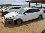 2016 Ford Fusion S White vin: 3FA6P0G70GR287784