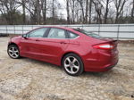 2016 Ford Fusion S Red vin: 3FA6P0G70GR364105