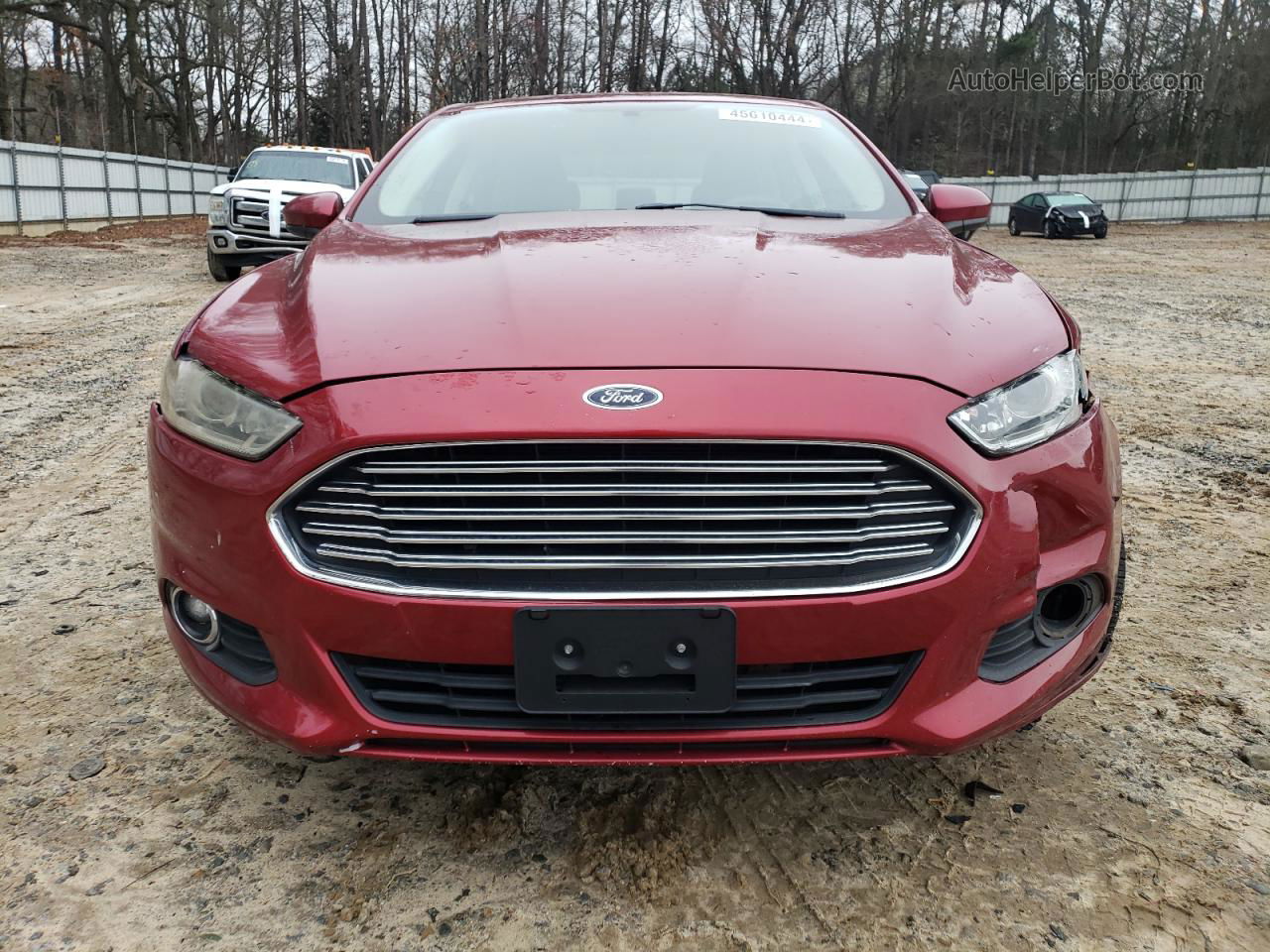 2016 Ford Fusion S Red vin: 3FA6P0G70GR364105