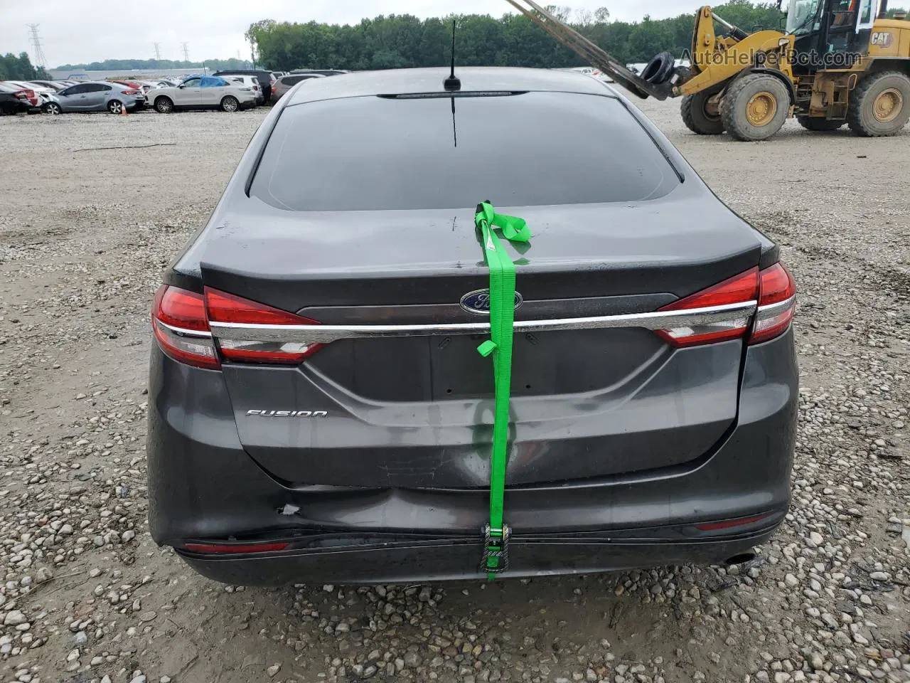 2017 Ford Fusion S Серый vin: 3FA6P0G70HR172202