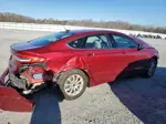 2017 Ford Fusion S Red vin: 3FA6P0G70HR240398