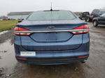 2018 Ford Fusion S Синий vin: 3FA6P0G70JR220643