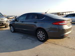 2018 Ford Fusion S Gray vin: 3FA6P0G70JR284908