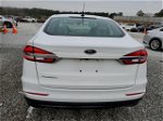 2019 Ford Fusion S Белый vin: 3FA6P0G70KR101850
