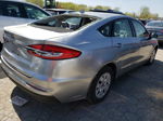 2020 Ford Fusion S Серый vin: 3FA6P0G70LR200265