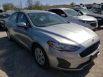 2020 Ford Fusion S Gray vin: 3FA6P0G70LR200265